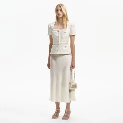 Sequin Boucle Midi Dress^self-portrait Clearance