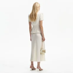 Sequin Boucle Midi Dress^self-portrait Clearance