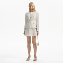 Sequin Boucle Tailored Mini Dress^self-portrait Discount