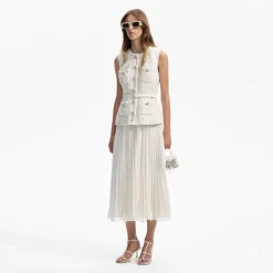 Sequin Boucle Tailored Midi Dress^self-portrait Cheap