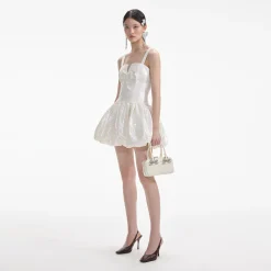 Sequin Bow Mini Dress^self-portrait Store