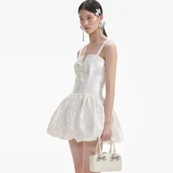 Sequin Bow Mini Dress^self-portrait Store