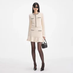 Soft Knit Mini Skirt^self-portrait Outlet