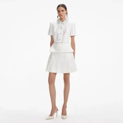 Taffeta Diamante Mini Dress^self-portrait Flash Sale