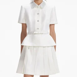 Taffeta Diamante Mini Dress^self-portrait Flash Sale