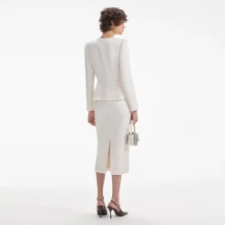 Tinsel Boucle Midi Dress^self-portrait Hot