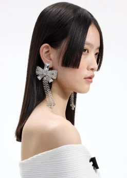 Bow Droplet Earrings^self-portrait Cheap