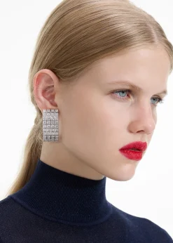 Chainmail Earrings^self-portrait New