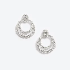 Double Hoop Earrings^self-portrait Clearance