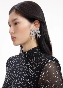 Embellished Bow Earrings^self-portrait Clearance