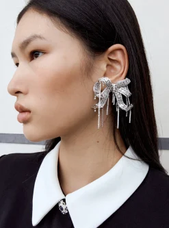 Embellished Bow Earrings^self-portrait Clearance