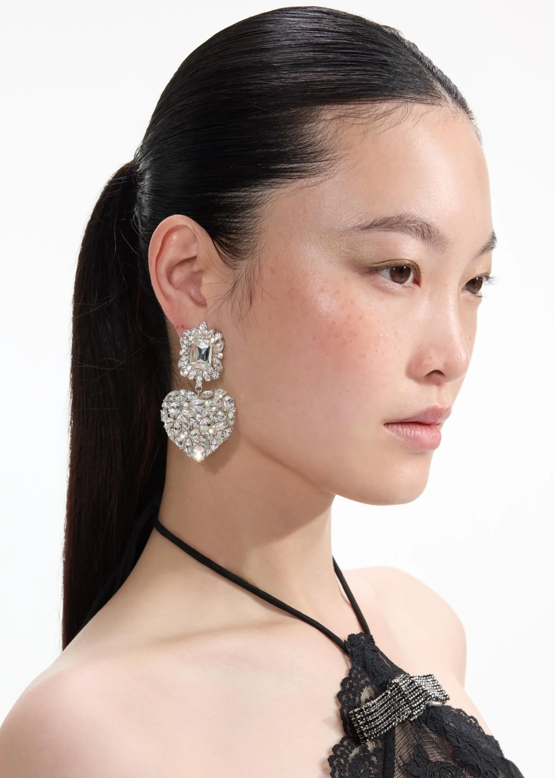 Heart Tiered Earrings^self-portrait Best