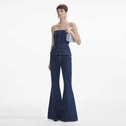 Bandeau Jumpsuit^self-portrait Cheap