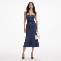 Bandeau Midi Dress^self-portrait Flash Sale