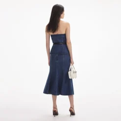 Bandeau Midi Dress^self-portrait Flash Sale