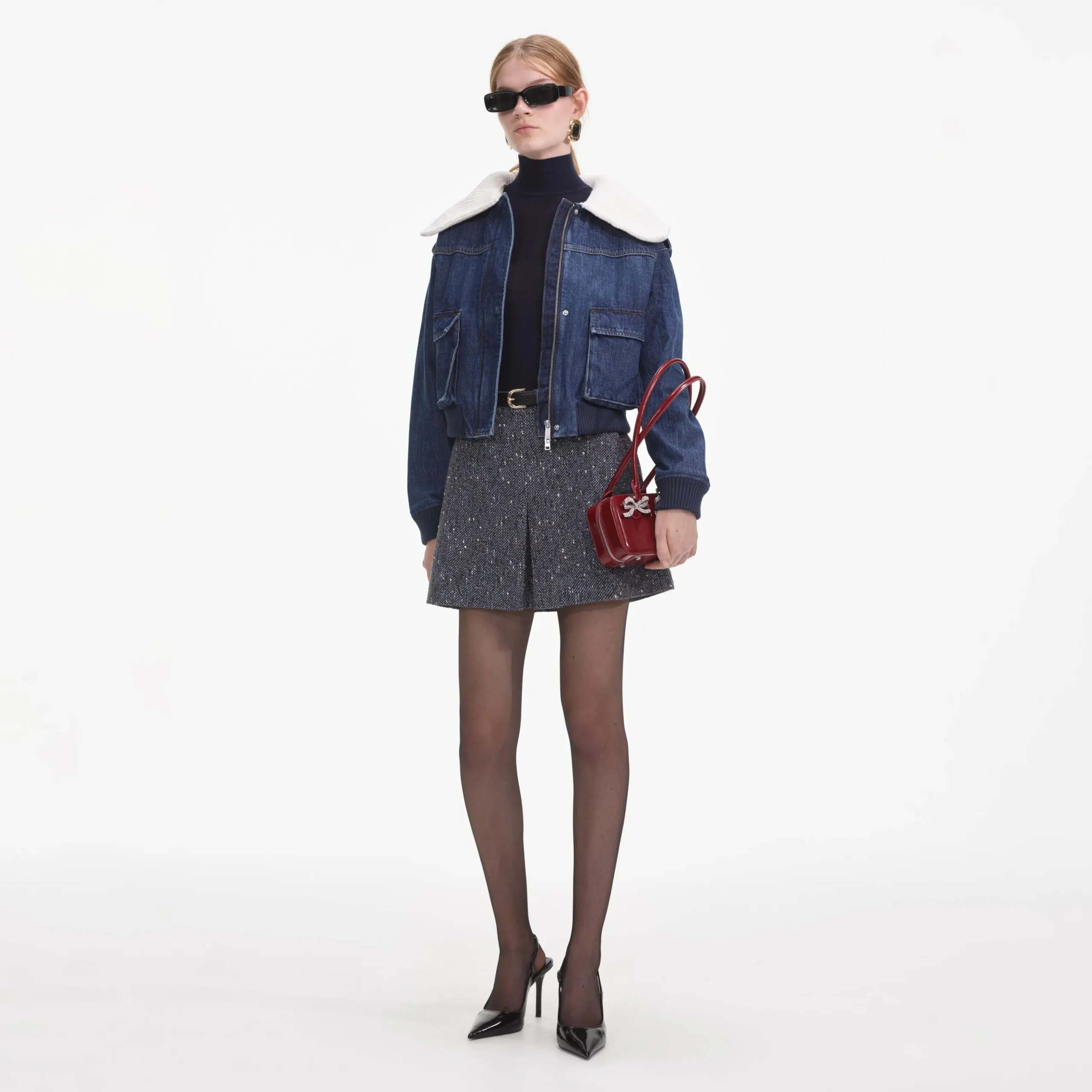 Knit Collar Jacket^self-portrait Cheap