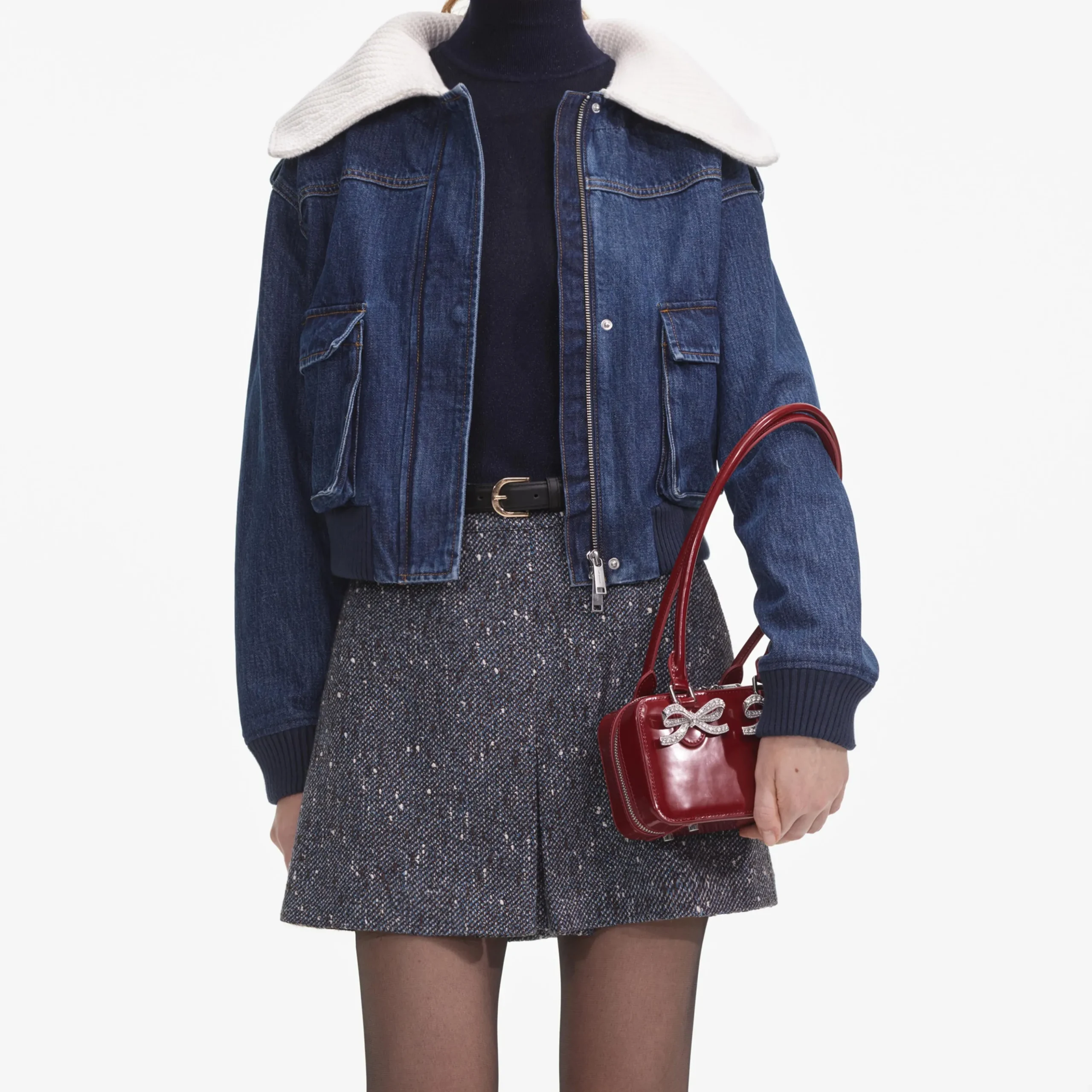 Knit Collar Jacket^self-portrait Cheap
