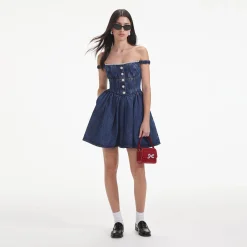 Off Shoulder Mini Dress^self-portrait Store