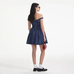 Off Shoulder Mini Dress^self-portrait Store