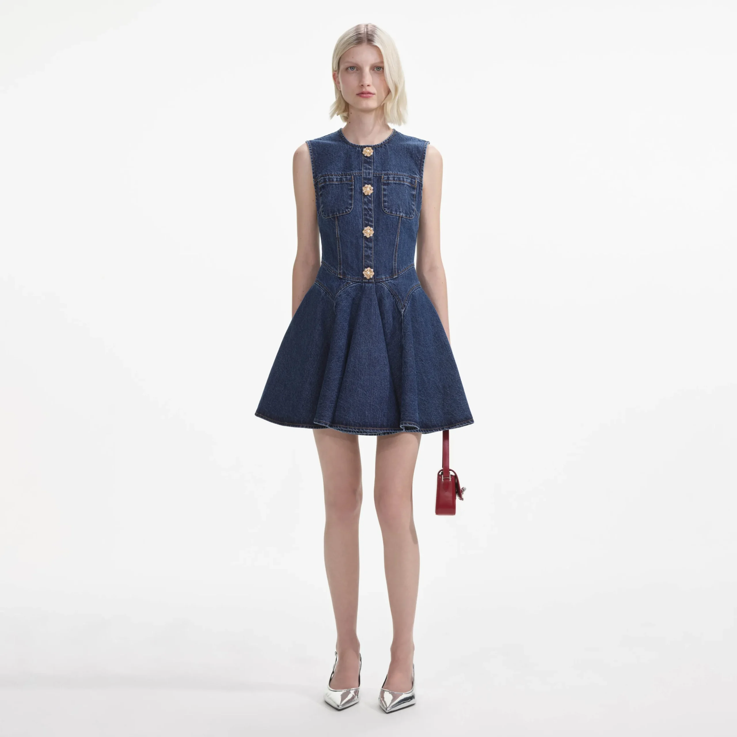 Skater Mini Dress^self-portrait New