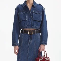 Utility Cropped Jacket^self-portrait Discount
