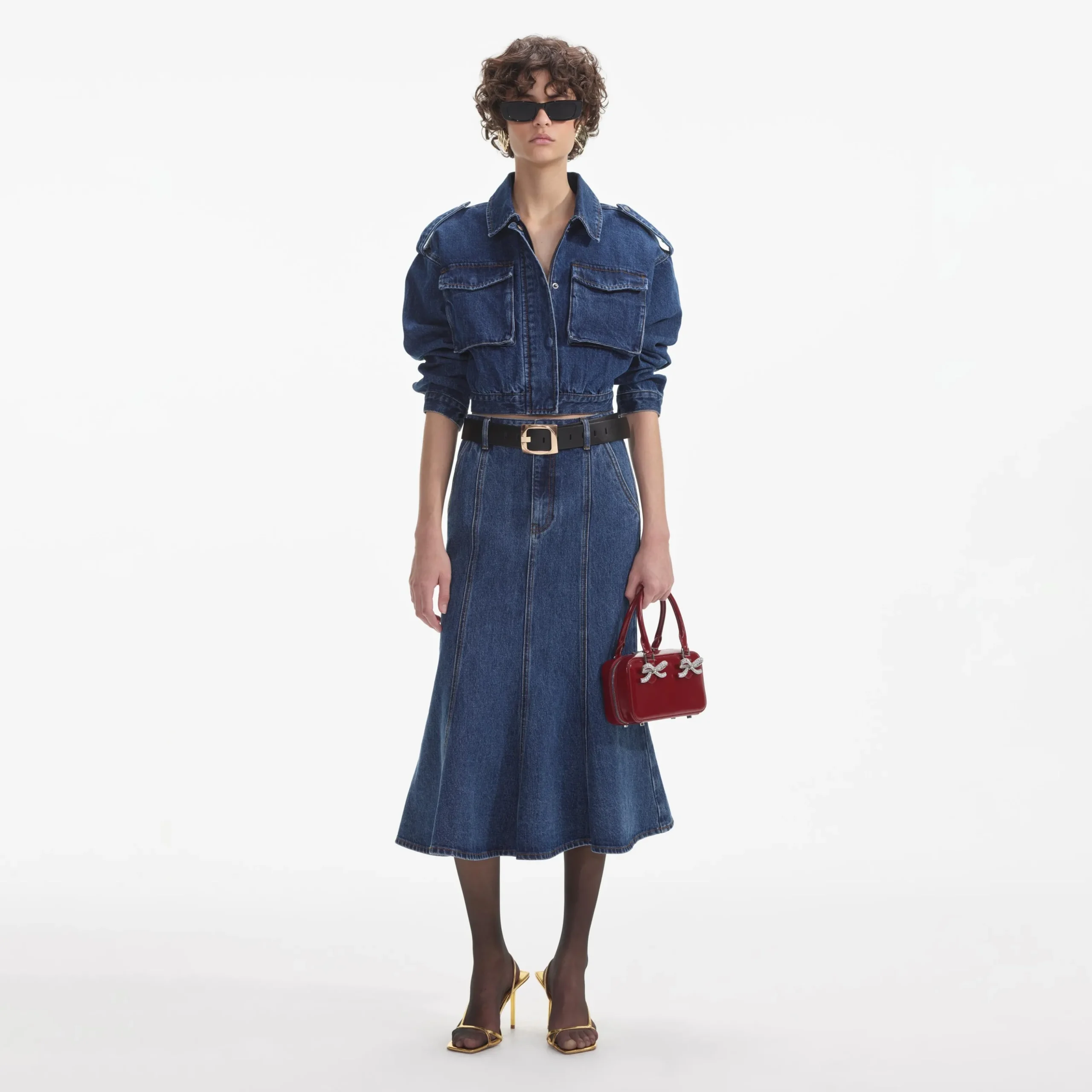 Utility Cropped Jacket^self-portrait Discount