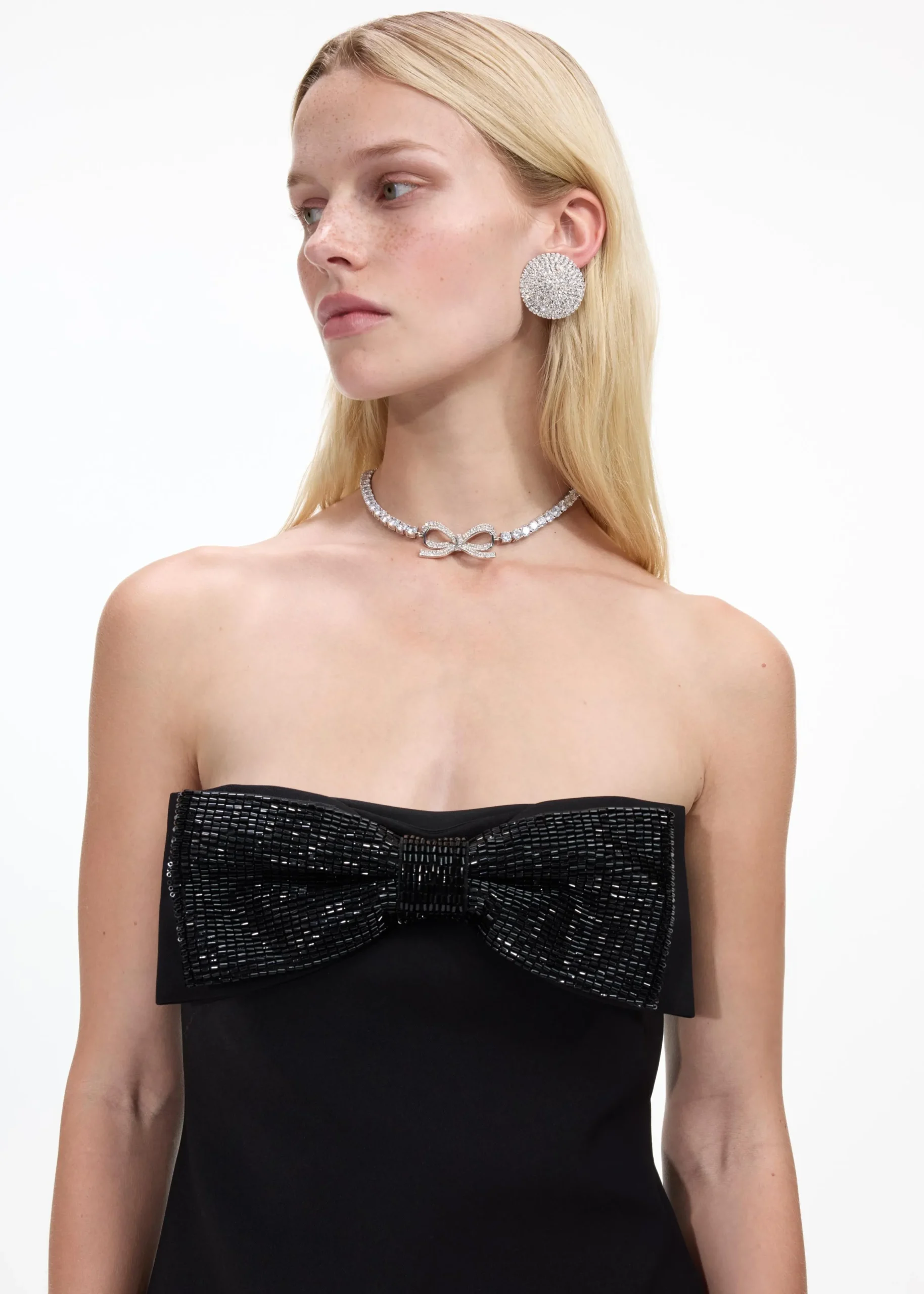 Bow Tennis Choker^self-portrait Discount