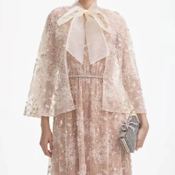 Cape Maxi Dress^self-portrait Cheap