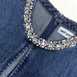 Denim Mini Dress^self-portrait New