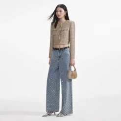 Boucle Crescent Bag^self-portrait Discount