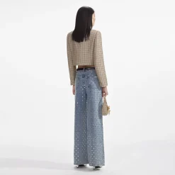Boucle Cropped Jacket^self-portrait Fashion