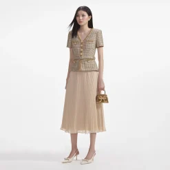 Boucle Midi Dress^self-portrait Best Sale