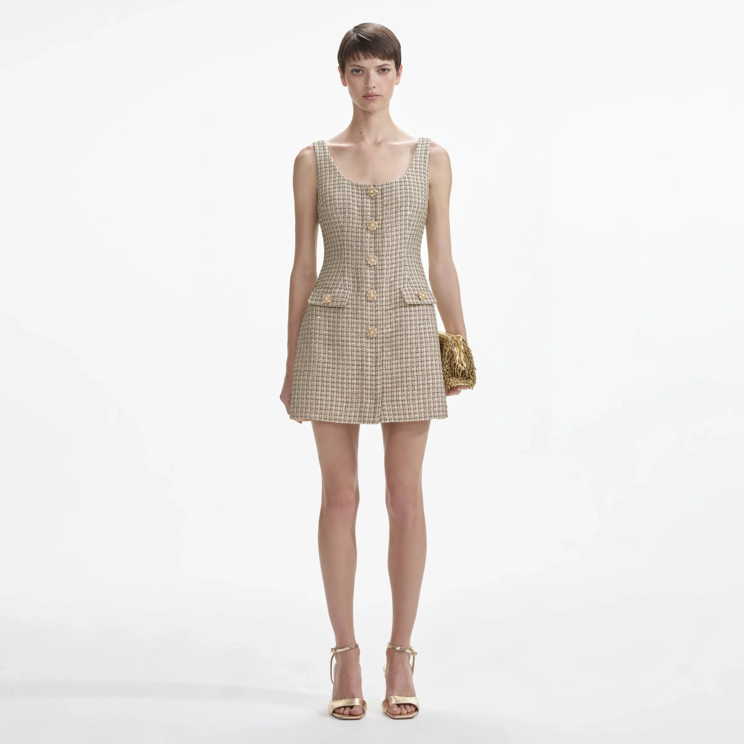 Boucle Mini Dress^self-portrait Best