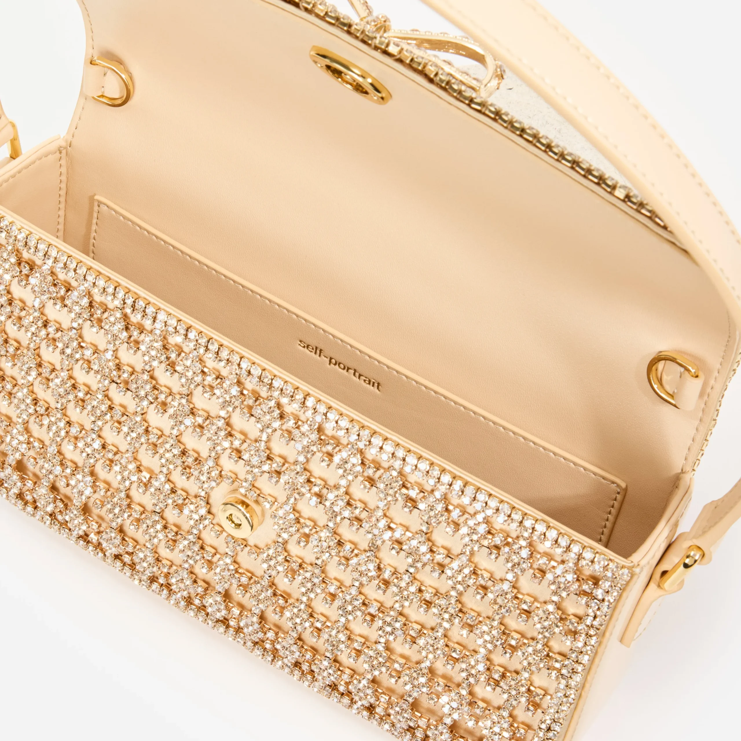 Crystal Baguette Bag^self-portrait Sale