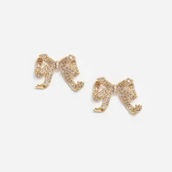 Crystal Bow Earrings^self-portrait Online