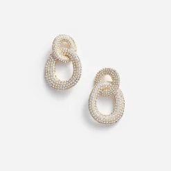 Crystal Link Earrings^self-portrait Discount