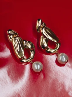 Faux Pearl Drop Earrings^self-portrait Best