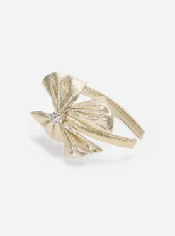 Metallic Bow Headband^self-portrait Flash Sale