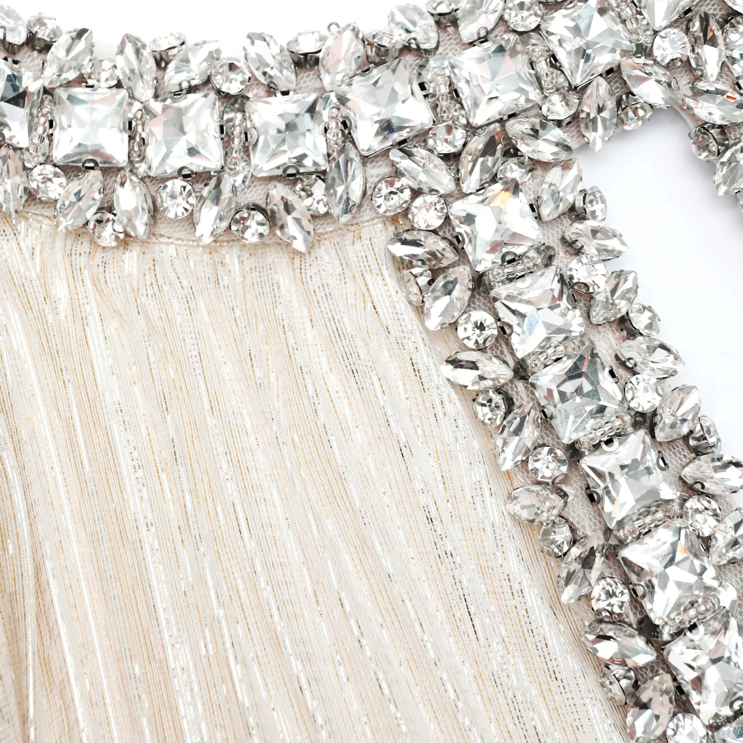 Metallic Feather Maxi Dress^self-portrait New