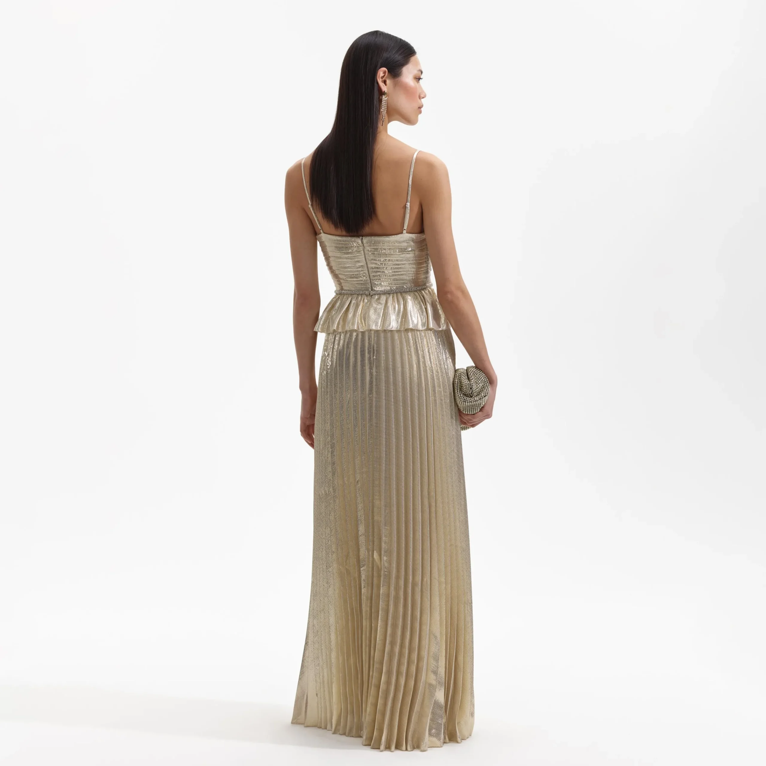 Metallic Maxi Dress^self-portrait Discount