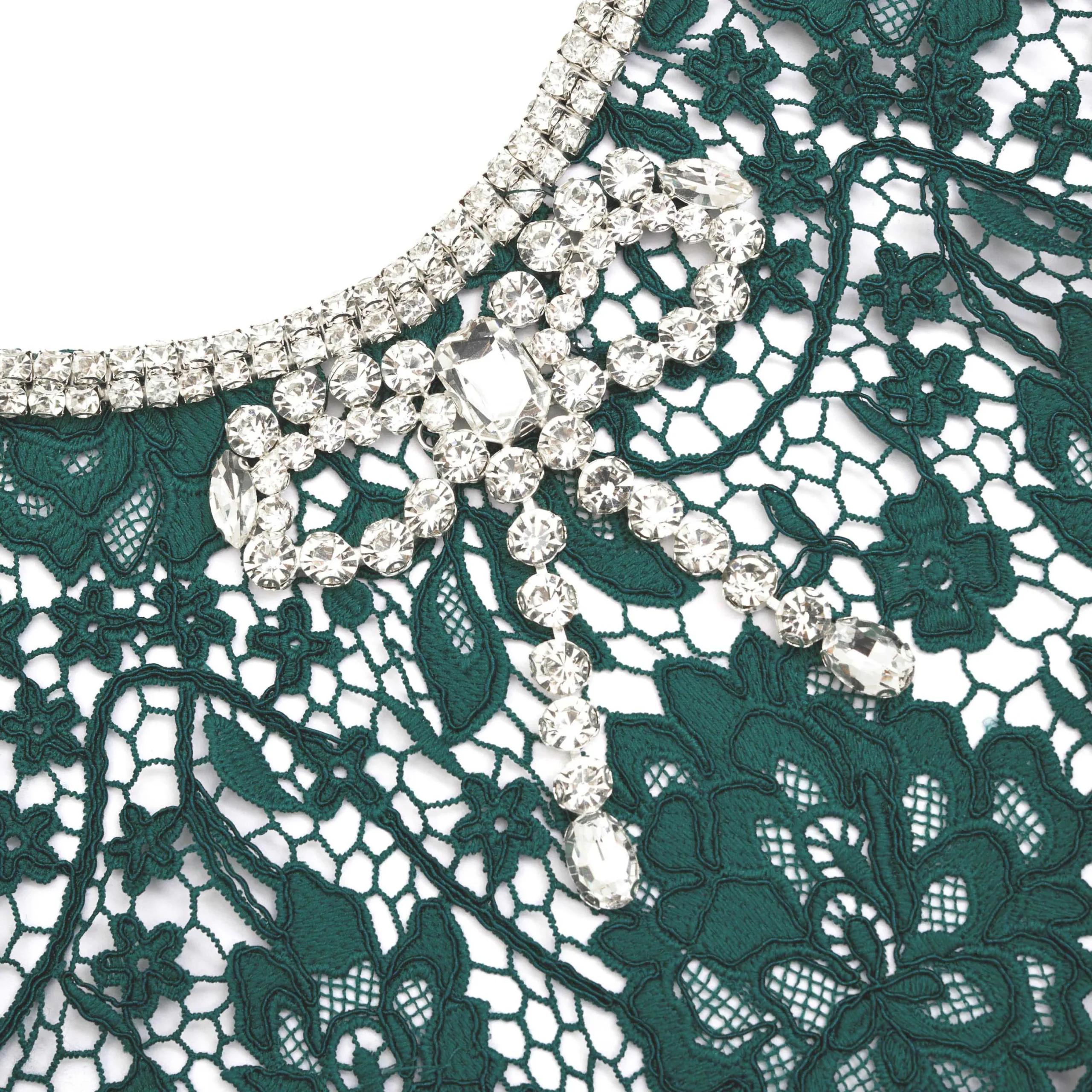 Lace Diamante Bow Midi Dress^self-portrait Best