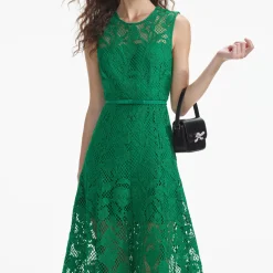 Lace Sleeveless Midi Dress^self-portrait Clearance
