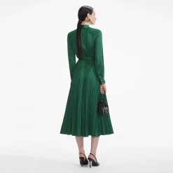 Satin Midi Dress^self-portrait Cheap
