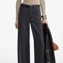 Denim Bow Motif Jeans^self-portrait Best