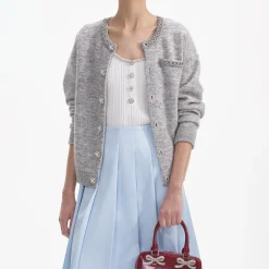 Melange Cardigan^self-portrait New