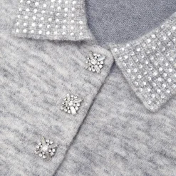Melange Diamante Knit Top^self-portrait Store