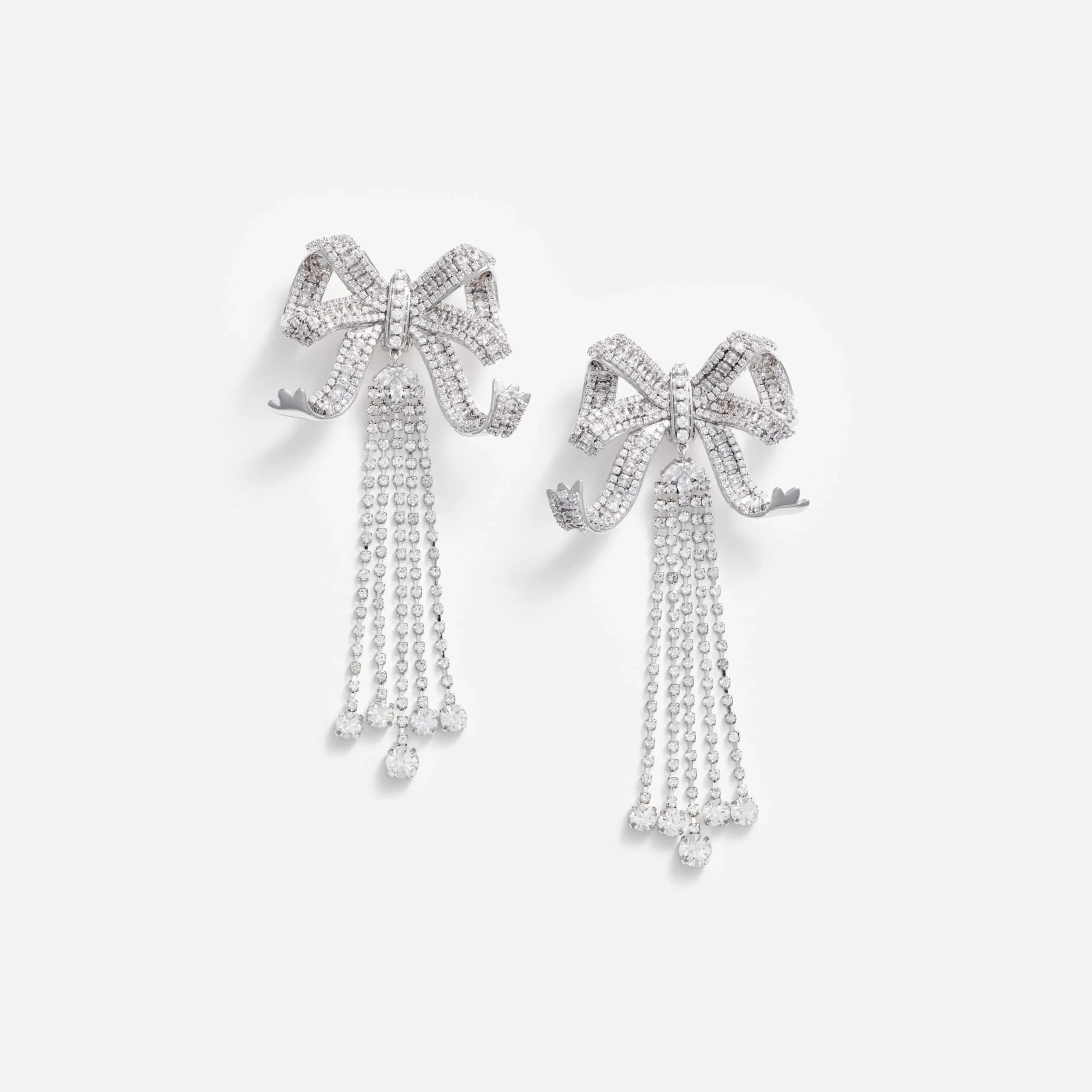 Crystal Bow Droplet Earrings^self-portrait Best Sale