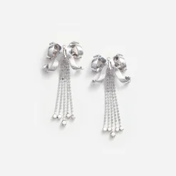 Crystal Bow Droplet Earrings^self-portrait Best Sale