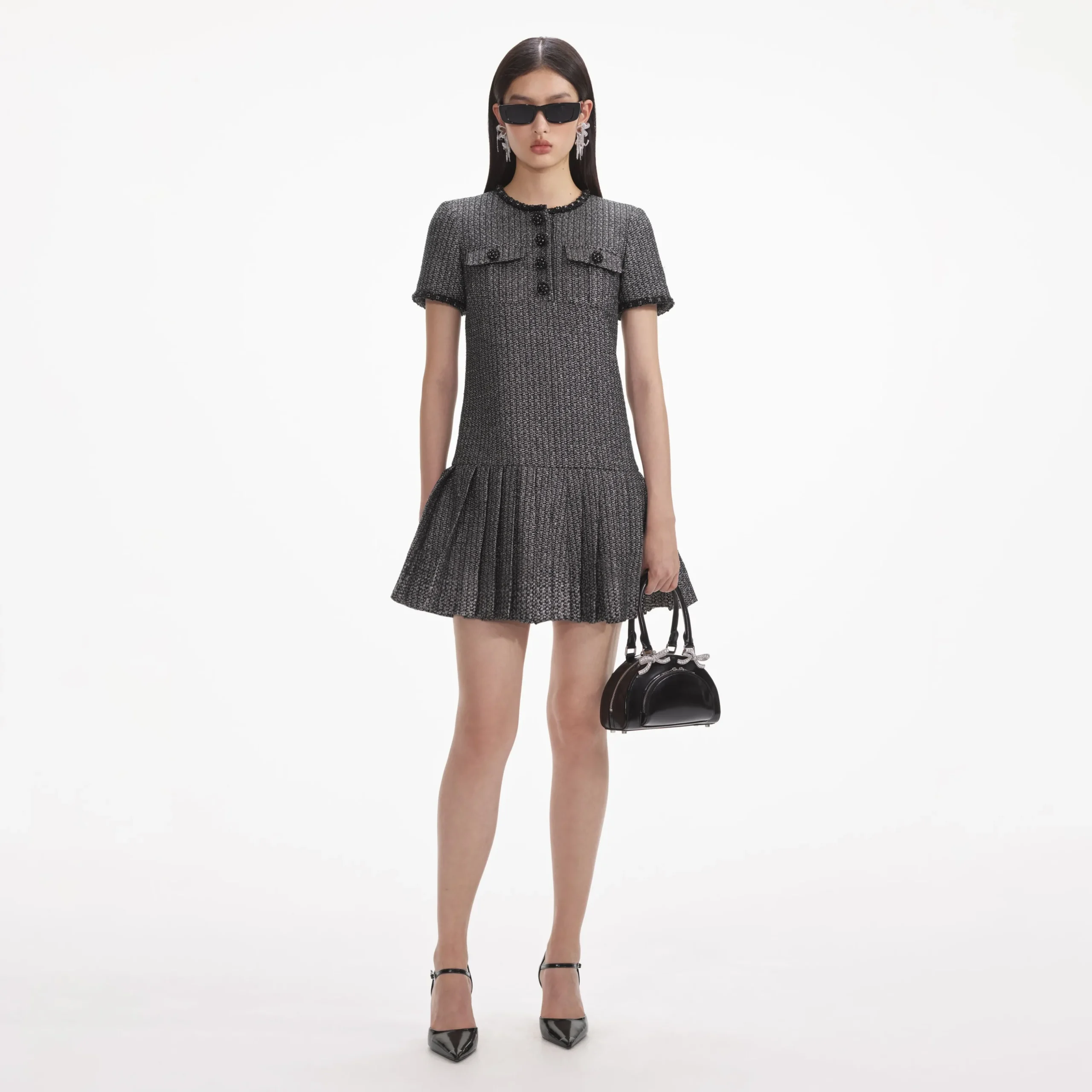 Boucle Mini Dress^self-portrait Clearance