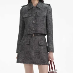 Boucle Mini Skirt^self-portrait Shop